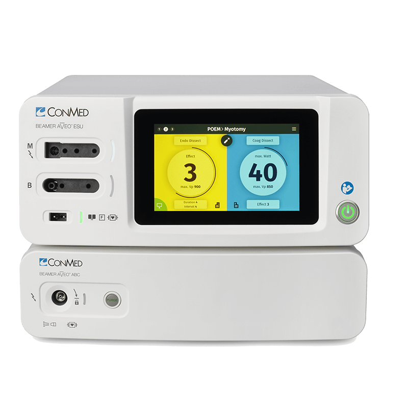 Beamer AVEO&trade; Elektrochirurgische und Argon-Plattform