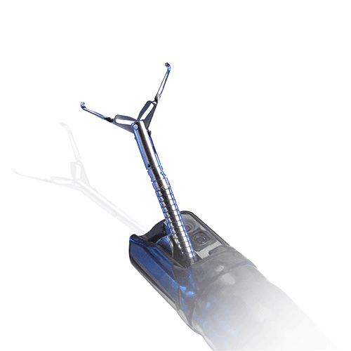 fully opened duraclip hemostasis clip in scope