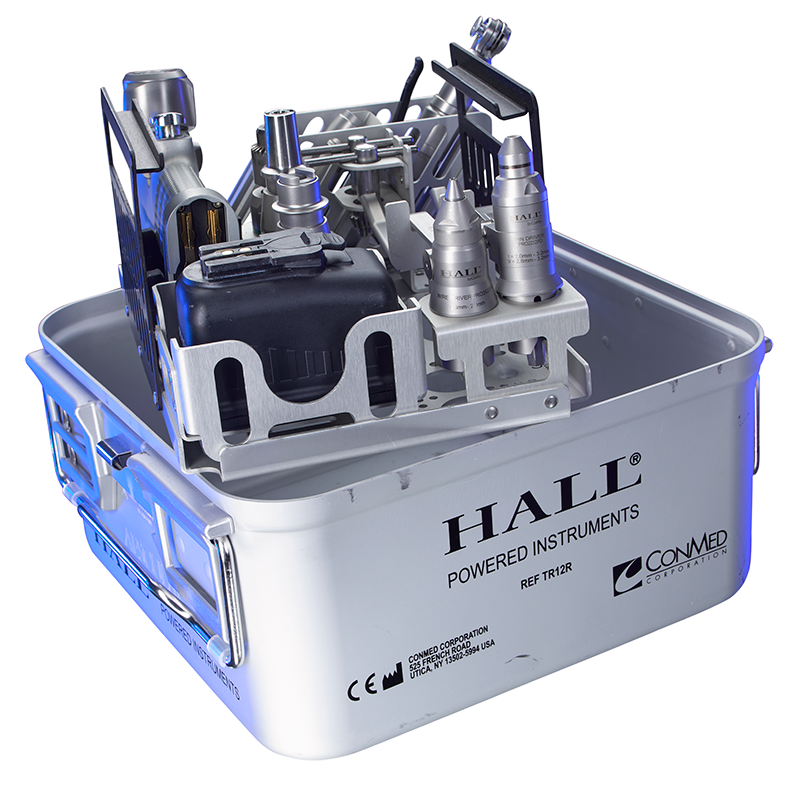 Hall-Sterilisationstablett mit Hall-Power-Produkten im Tablett